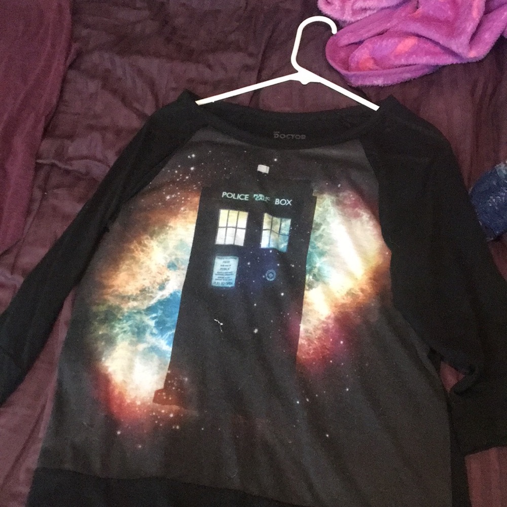 Doctor who 3/4 sleeve shirt